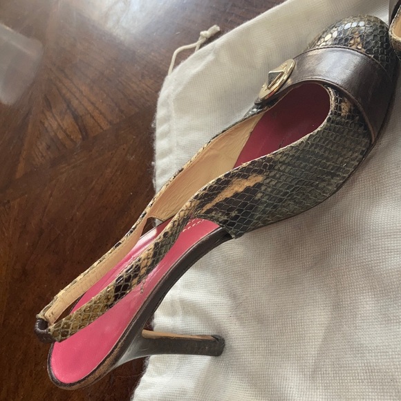 Vintage kate spade Sling Back Heels 8.5 - Picture 3 of 7